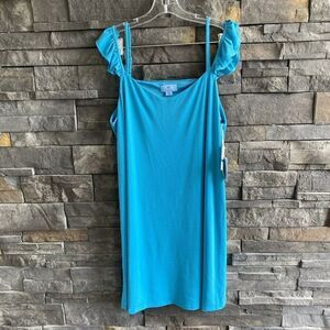 Cece Knit Sheath Dress Blue Size XL Adjustable‎ Straps NWT